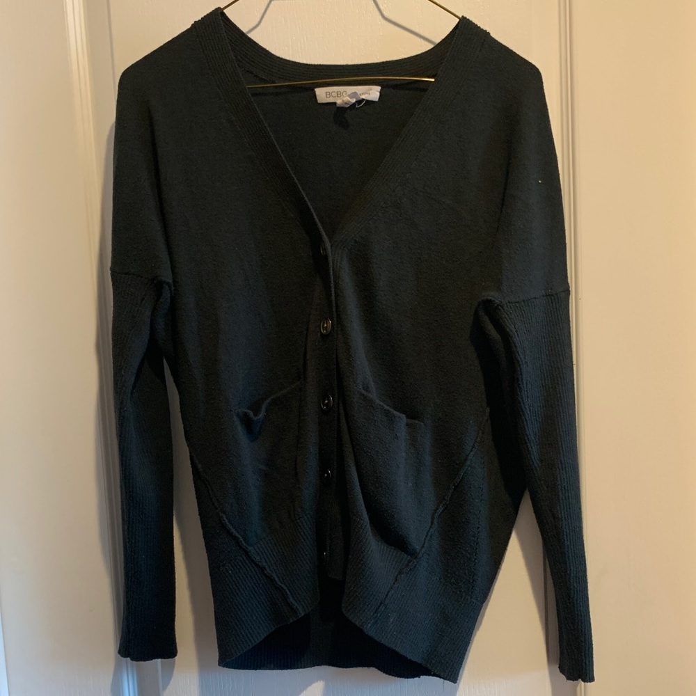 BCBG Cardigan Sweater - Black XS